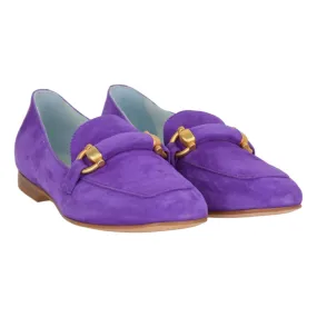 MOCASSINO AMALFI CAMOSCIO POESIE VENEZIANE SE01 PURPLE1776